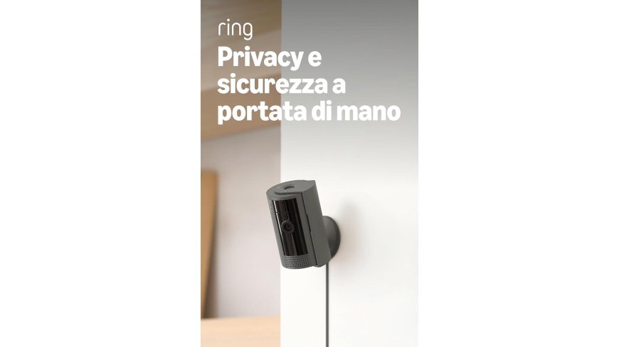 Offerta a metà prezzo la Ring Indoor Camera per la sicurezza di casa